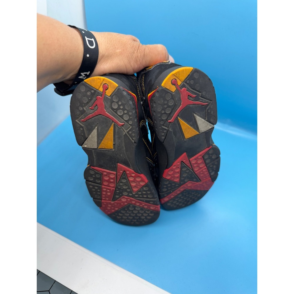 Jordan 7 Retro Citrus Black Orange Red Toddler Sneakers 304772-006 - Picture 5 of 7